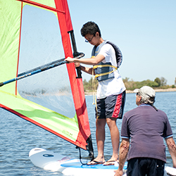 student learning to windsurf student learning to windsurf