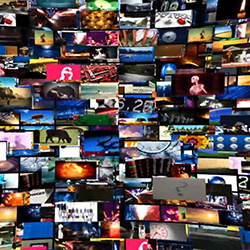 photo of flickering screens photo of flickering screens
